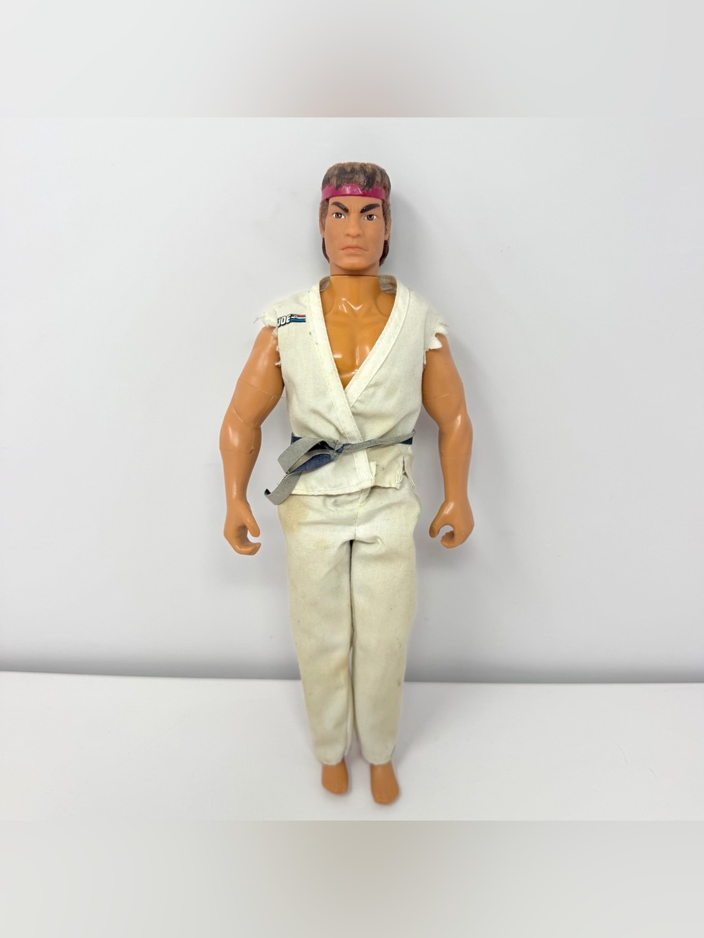 Vintage G.I. Joe Action Figure Street Fighter 2 RYU Doll 1992 Hasbro 12” Loose